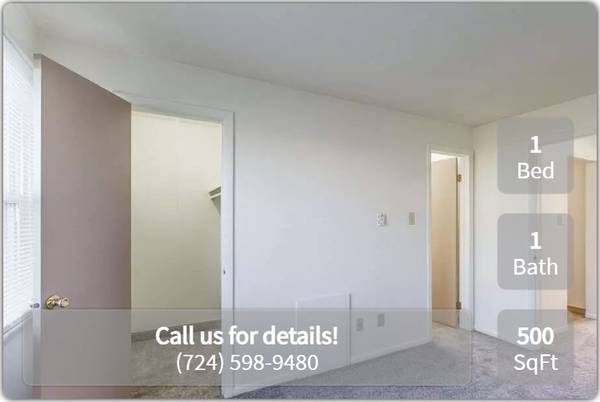 $615 / 1br - 500ft2 - Amazing 1 Bed, 1 Bath with public transit access! 500 Sq Ft! (Indiana)63977272487043121