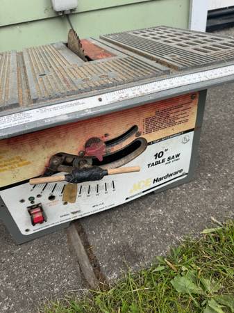 Working Table Saw 1