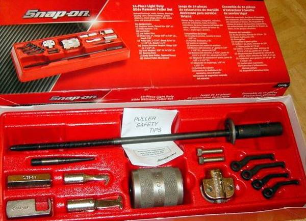 Snap-On Puller Set with Small Slide Hammer 1