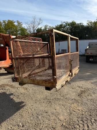 Telehandler Work Platform Man Basket  4'x6' 1