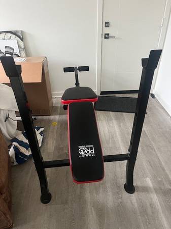 Weight Bench and Weights 1
