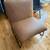 LIKE NEW CORVUS SOLWAY OVERSIZE BONDED LEATHER LOUNGE SLIPPER CHAIR 1 thumbnail