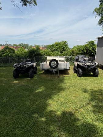 Yamaha Grizzly 700 x2 plus Aluminum Trailer Package 1