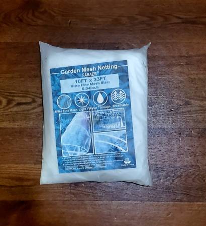 Garden Mesh Netting 10 ft x 33 ft Ultra Fine NEW 1