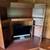 Gorgeous cherry corner desk and cabinets 2 thumbnail