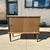 Small mid century style cabinet mid century modern sliding doors 1 thumbnail
