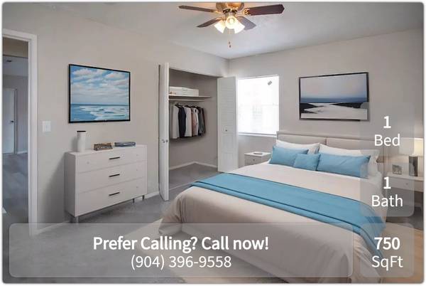 $999 / 1br - 750ft2 - Lots of room to call your own! Spacious 1 bed! Beautiful neighborhood! (Jacksonville)64014801126786120