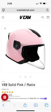 Motorcycle Helmet Vcan V88 - Brand new Down from $90.00 1