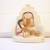 Molded terracotta storyteller-style wall hanging plaque 1 thumbnail