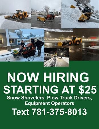 Snow Shovelers & Salting $25 Per Hour 1