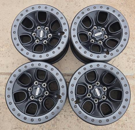 Ford Raptor 17" black beadlock wheels F150 rims OEM 6x135 alloy F-150 1