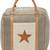 Rue Verdi Green French Chateau Square Canvas Pouf Ottoman 1 thumbnail