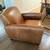 Caramel brown leather armchair / custom made / originally $2000 3 thumbnail