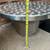 MCM Aluminum Metal Drum Tables -Set of 2 10 thumbnail