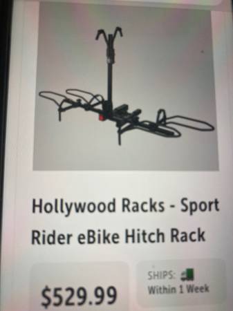 Heavy duty lectric bike rack 1