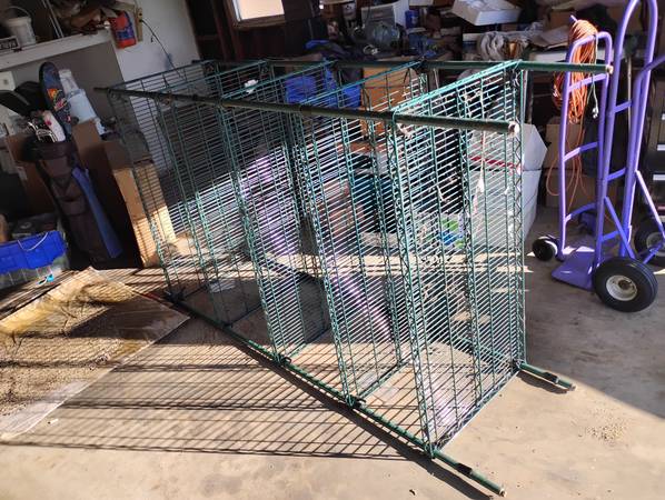 7 ft storage rack (metal) 1