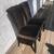 2 x Cushioned Black Velvet Crittenden Tufted Side Dining Chairs 14 thumbnail