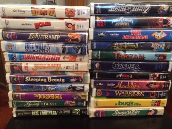 Disney VHS movies 1