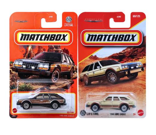 Matchbox ,  2x 1980 AMC Eagle 1
