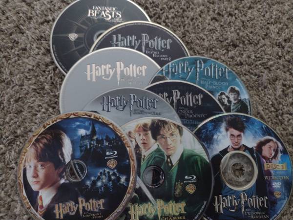 Harry Potter Blurays* and Fantastic Beasts 1