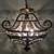 Crystal Chandelier by TI 3-Lights Farmhouse English Bronze 19"diameter 8 thumbnail