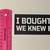 "I Bought This Before We Knew Elon Was Crazy" Bumper Sticker | Vinyl 3 thumbnail