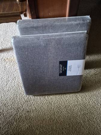 2 New Album Crates Collapsible Ottomans 1