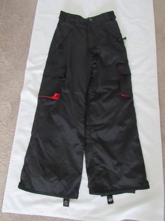 Hurley Kids Youth 6/7 Black Snowboard/Ski Pants 1