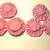 Handmade Lot of 124 Fabric YoYos Red Orange Quilt  Applique Trim $10 1 thumbnail