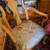 Beautiful Dining room table, 6 chairs, and matching cabinet 2 thumbnail