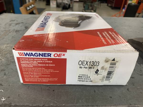 Brake Pads - Wagner - OEX1303- Fits Toyota & Lexus - Like New 1