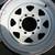 ARE vintage 16x7 8 lug steel wheels white for GM 3 thumbnail