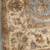 Vintage light blue and cream 8' x 11' wool area rug 4 thumbnail