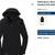 Eddie Bauer Women's Black Hooded Soft Shell Parka 5 thumbnail