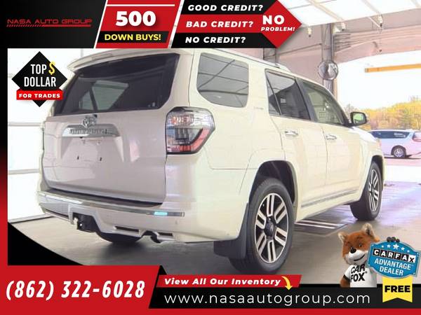 2016 Toyota 4Runner RWD V6 Limited - $17,999 (The price in this ad is the down payment)63469910355969124