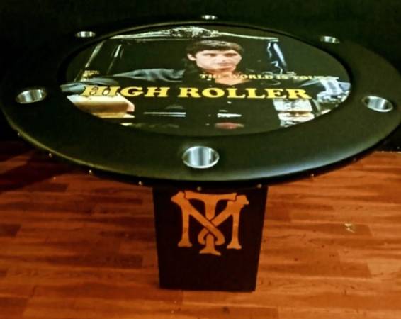 @@ TONY MONTANA POKER TABLE NEW @@ 1
