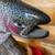 Hand-carved, wood, rainbow trout by World Champ carver, Michael Scott 2 thumbnail