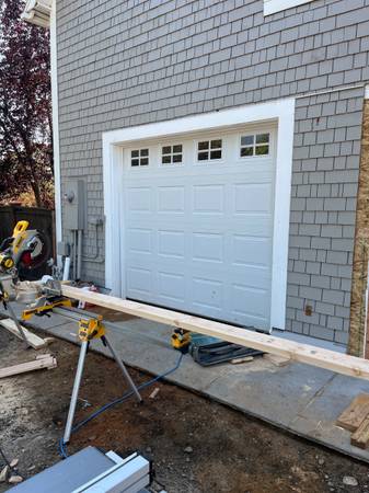 Garage Door and opener with all accessories 1