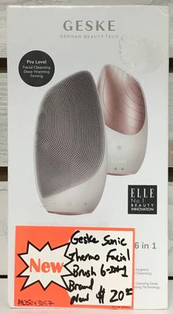Geske Sonic Thermo Facial Brush 6 in 1 Brand New 1
