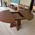 Round extendable dining table 3 thumbnail
