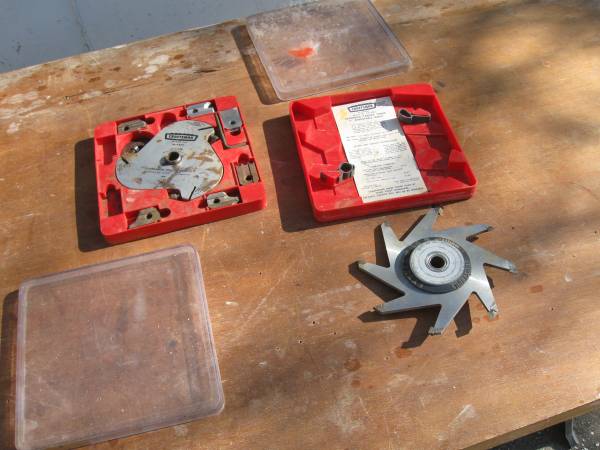 Craftsman 2 kits- dado and molding cutter in cases as one package 1
