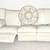 White leather reclining couch 3 thumbnail