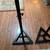 Metal speaker stands mint condition, metal 4 thumbnail