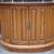 Solid Wood Half-Oval Design Curved Entry-Way Cabinet 1 thumbnail