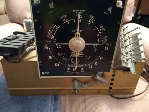 Zenith Console Radio Chassis and Power Supply 1