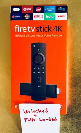 Jailbr0ken NEW 4K FireStick Fully Loaded! Pick up - E 1