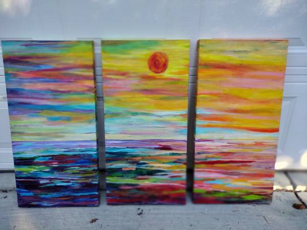 set of three paintings 1