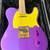 Fender MIM neck - Double bound purple Tele build - Fender case/pup 2 thumbnail