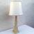 Beautiful Tall (34") Vintage Table Lamp with Beige Ceramic Base & Body 6 thumbnail
