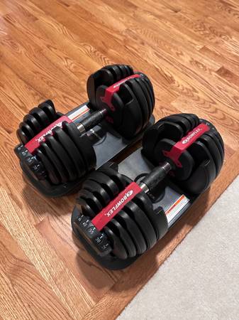 Bowflex Flextech 552 adjustable dumbbells + bench 1